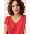 Дамска блуза в червено Szana-2 снимка