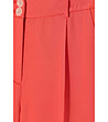 Оранжев дамски къс панталон Potrika-4 снимка