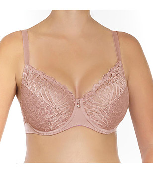 Сутиен с меки чашки в цвят пепел от роза Elizabeth снимка