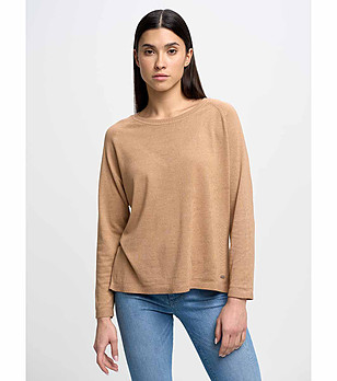 Дамска блуза пуловер от фино плетиво Airin снимка