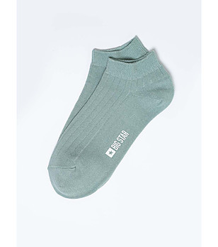 Зелени дамски чорапи за маратонки Elenka снимка