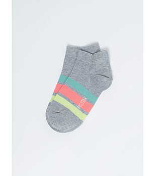 Сиви дамски чорапи за маратонки Mala снимка