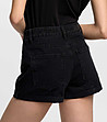 Черни памучни дамски къси панталонки Ayako-1 снимка