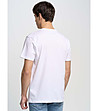 Мъжка бяла памучна тениска с надпис Bruno-1 снимка