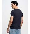 Мъжка тъмносиня тениска от памук Joe-1 снимка