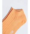 Оранжеви дамски чорапи за маратонки Elenka-3 снимка