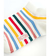 Многоцветни дамски чорапи на райе Kimi-1 снимка