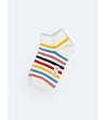 Многоцветни дамски чорапи на райе Kimi-2 снимка
