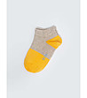 Дамски чорапи в бежово и жълто Patina-0 снимка