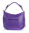 Дамска кожена чанта в лилаво Radinora-1 снимка