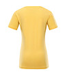 Детска памучна тениска в жълт нюанс-1 снимка