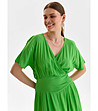 Зелена миди рокля Juliana-3 снимка