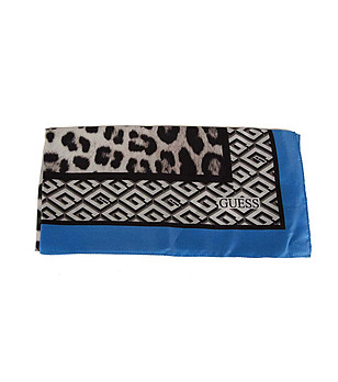 Дамски шал в синьо, сиво и черно Matilda снимка