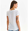 Памучна бяла дамска тениска с щампа Trini-1 снимка