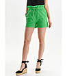 Зелени дамски памучни къси панталони Evisa-0 снимка