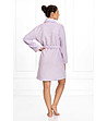 Къс дамски халат в лилав нюанс Violetta-1 снимка