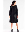 Черна oversize рокля Felipa-1 снимка