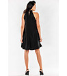 Черна рокля с брокатен ефект Modelia-1 снимка