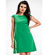 Зелена трапецовидна рокля Carynа-0 снимка