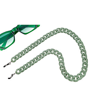 Ефектна зелена верижка за очила Elizabeth снимка