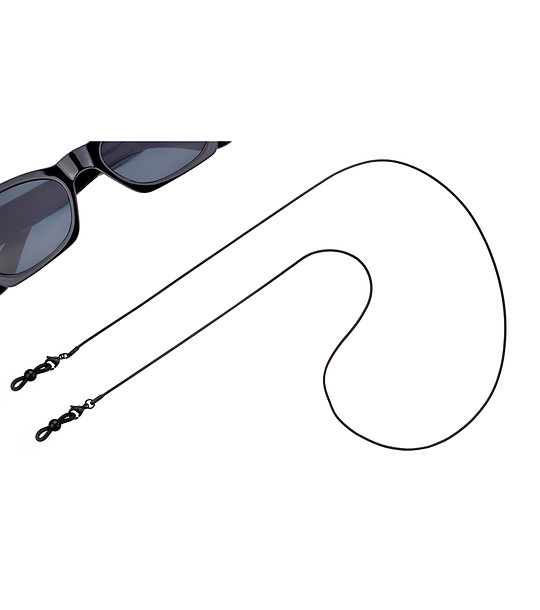Верижка за очила в черен цвят Sophia снимка