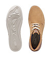 Мъжки кожени обувки в цвят камел и кафяво Gereld с Comfort OrthoLite-4 снимка