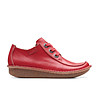 Червени дамски кожени обувки Funny Dream с Ortholite-0 снимка