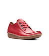 Червени дамски кожени обувки Funny Dream с Ortholite-1 снимка