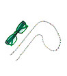 Сребриста верижка за очила с многоцветни мъниста Olivia-2 снимка