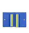 Кожен портфейл в сини нюанси Stromboli-3 снимка