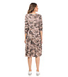 Камуфлажна рокля с естествени влакна-1 снимка