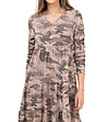 Камуфлажна рокля с естествени влакна-3 снимка