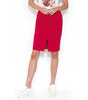 Червена пола с цепка Deta снимка