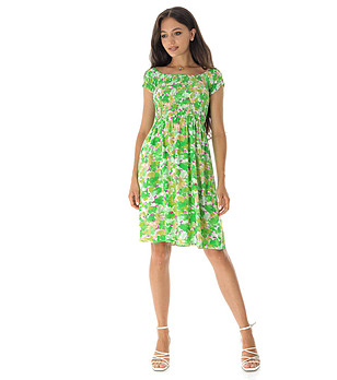 Елегантна рокля в зелени нюанси Sana снимка
