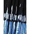 Дълга пола в черно и синьо Tera-3 снимка