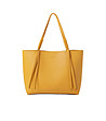 Дамска чанта в цвят горчица-0 снимка