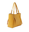 Дамска чанта в цвят горчица-1 снимка
