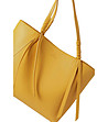 Дамска чанта в цвят горчица-2 снимка