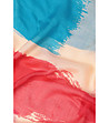 Многоцветен дамски шал-1 снимка