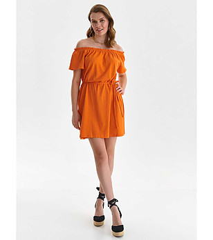 Къса рокля в оранжев нюанс Oranta снимка