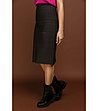 Черна пола с висока талия Karimа-2 снимка