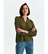 Зелена дамска блуза Bety-0 снимка