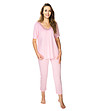 Лятна дамска пижама в розово Vivien-0 снимка