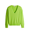 Зелена дамска блуза с памук Sini-3 снимка
