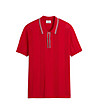 Червена мъжка блуза от фино плетиво Tito-2 снимка