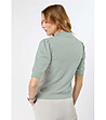 Дамска блуза с къс ръкав в зелен нюанс Felipa-1 снимка
