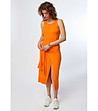 Оранжева рокля без ръкави Netty-1 снимка