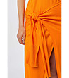 Оранжева рокля без ръкави Netty-3 снимка