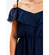 Феерична рокля в тъмносин цвят Paolina-3 снимка