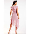 Асиметрична феерична рокля в розово Klara-1 снимка